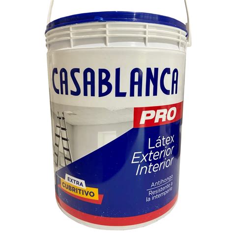 Pintura Casablanca 10 Litros Latex Interior Exterior Antihongos