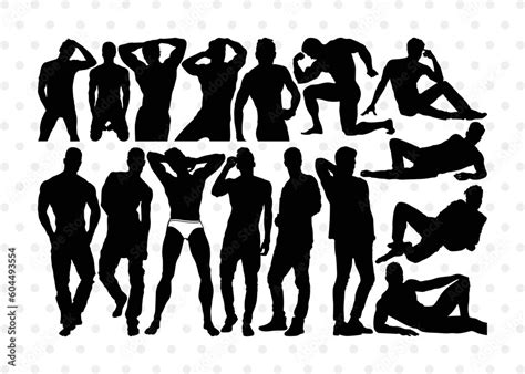 Sexy Man Svg Cut Files Sexy Man Silhouette Male Strippers Svg Hot Men Svg Male Model Svg