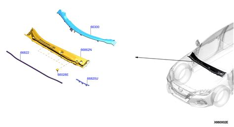 Diagram Cowl Top And Fitting For Your Nissan