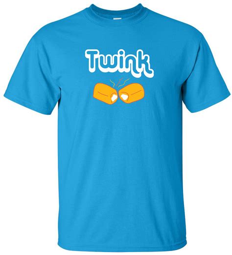 Twink With Twinkie Graphic Funny Gay T Shirt Etsy