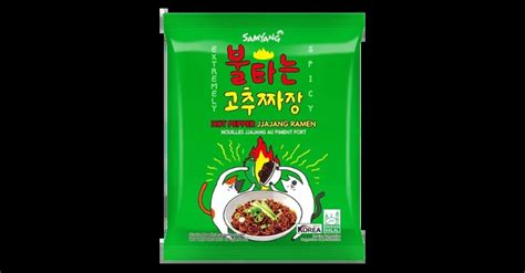 Samyang Hot Pepper Jjajang Chicken Flavor Ramen Spicy Noodles