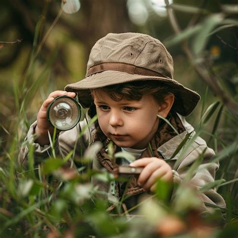 Premium Photo Portrait Of Young Explorers On A Treasure Hunt