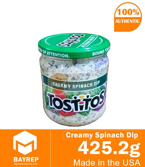 Tostitos Creamy Spinach Dip 425 2g Lazada PH