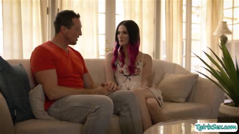 Ts Natalie Stone Blowjob Stepbros Bigcock And Anal Barebacked