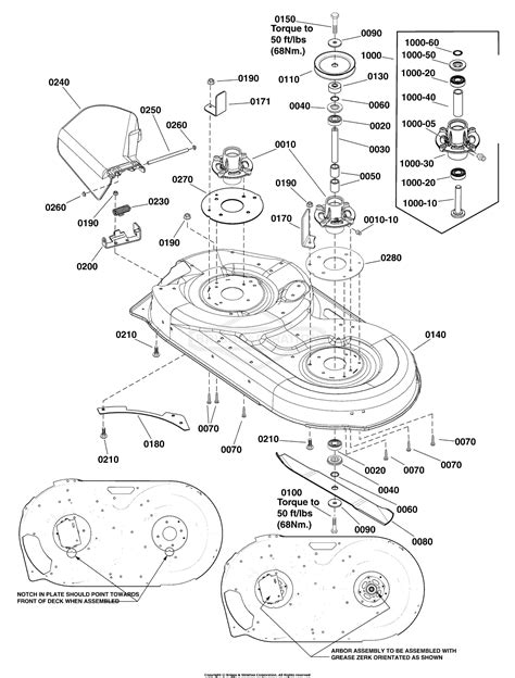 Simplicity 1696144 00 42 Mower Deck Parts Diagram For 42 Mower Deck