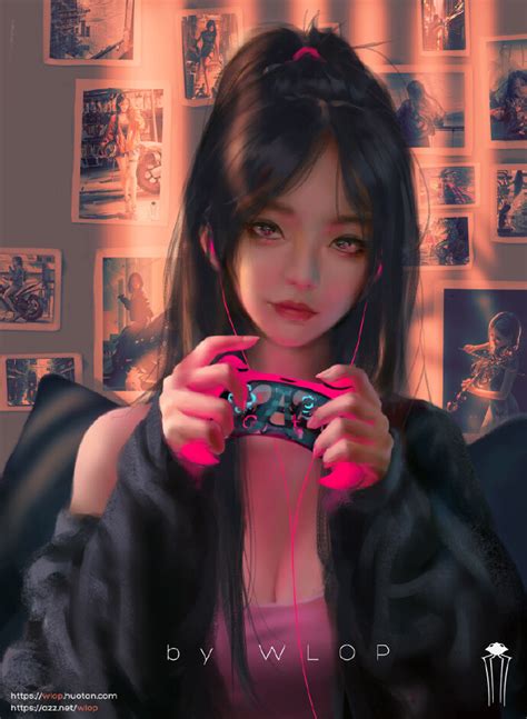 Wlop 高清图片，堆糖，美图壁纸兴趣社区