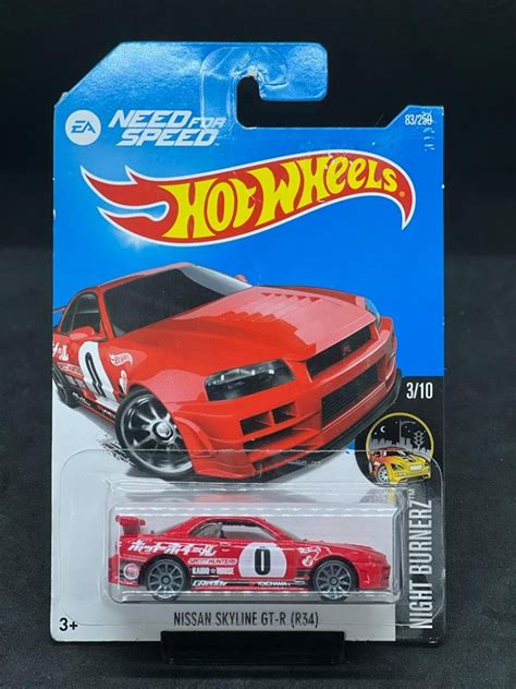 Hot Wheels Nissan Skyline GT R R34 Red SPEEDHUNTERS Carshoping