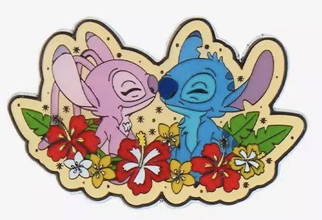 Hot Topic Disney Stitch Angel Portrait Blind Box Disney Trading Pin Series Pin Pop