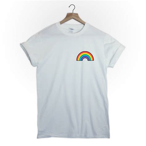 Rainbow Pride Shirt Tshirt Top Tee Love Equality Bisexual Gay Pride Girls Who Kiss Girls Lesbian