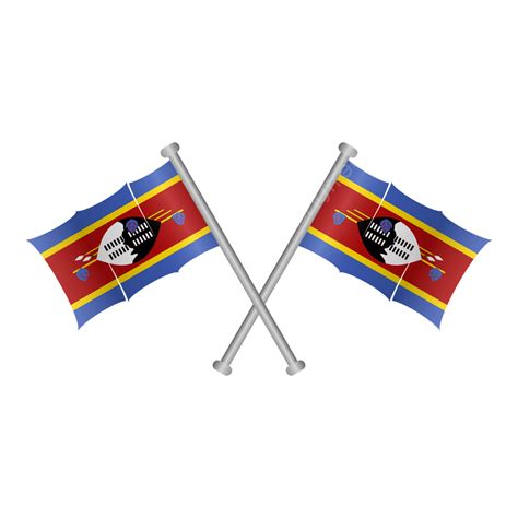 Swaziland Flag Vector Swaziland Flag National Png And Vector With