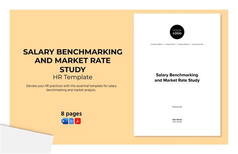 Salary Benchmarking And Market Rate Study HR Template In Word PDF