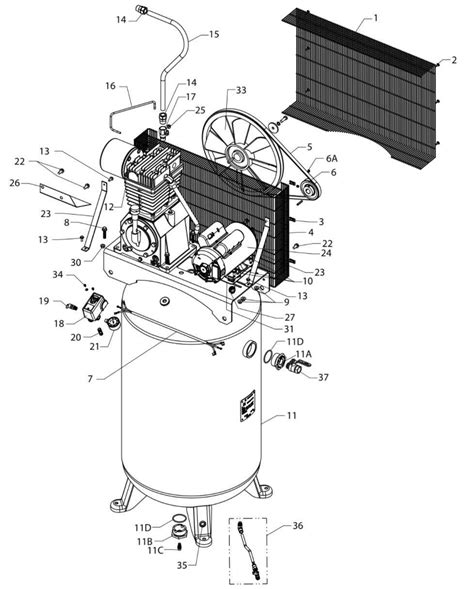 Craftsman Air Compressor Parts Diagram Guide
