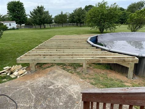 Above Ground Pool Deck Framing Ultimate Guide To Building A Lasting