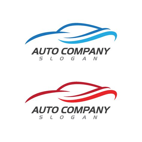 auto car logo template vector  vector art  vecteezy