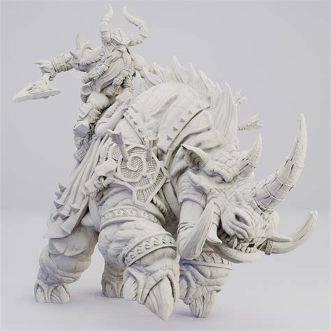 Hot Goblin ベヒモス騎兵B Alt ミニチュア ホットゴブリン TRPG 蛮族