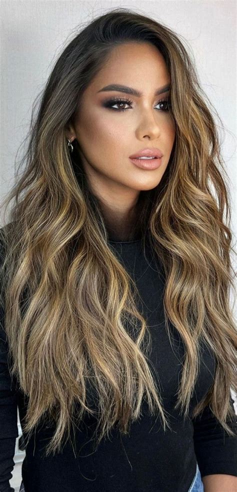 Trendy Brunette Balayage Hair Color Ideas