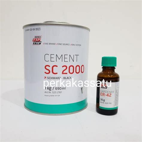 Jual LEM REMA TIP TOP CEMENT SC2000 SC 2000 HARDENER ER42 ER-42 - Kota ...