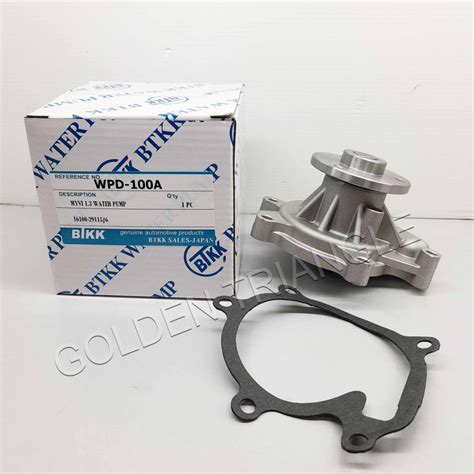 BTKK WATER PUMP FOR PERODUA MYVI 1 3 ALZA KEMBARA DVVT TOYOTA AVANZA