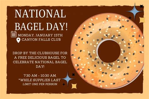 National Bagel Day