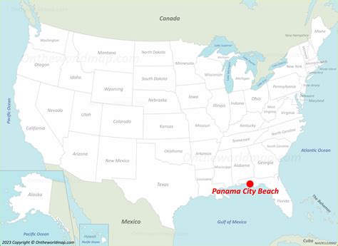 panama city beach map florida  discover panama city beach