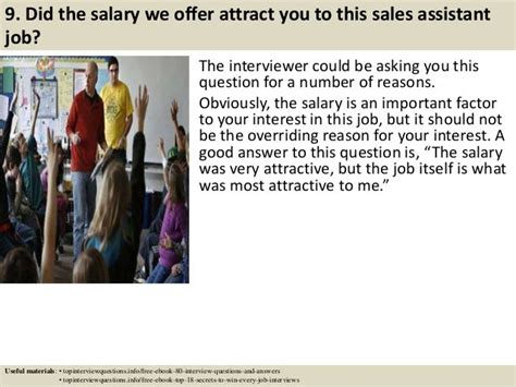 Top 10 Sales Assistant Interview Questions And Answers