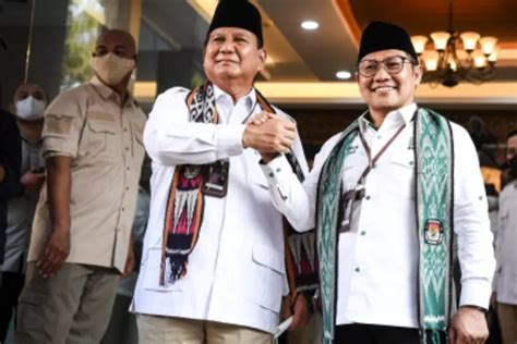 Puji Prabowo Lewat Pantun Cak Imin Kata Gus Dur Orangnya Ikhlas Dan