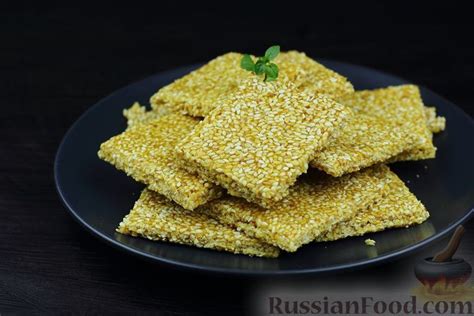 Рецепт: Козинаки из кунжута на RussianFood.com