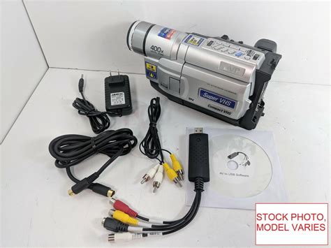 Jvc Super S Vhs C Camcorder For Vhs C Tape Transfer To Dvd Usb Adapter