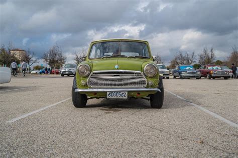 Mini 1000 Compact Car On Display During Supercar Sunday Car Event