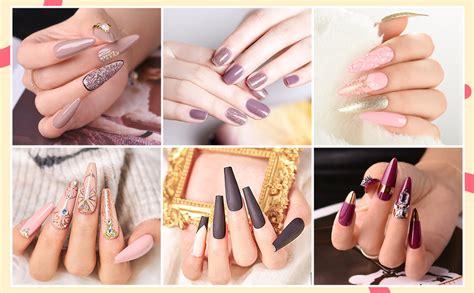 Yueshop Gel Nail Polishes Set Pack Gel Nail Kit Nude Pink Glitter Gel Polish Set Soak Off Uv