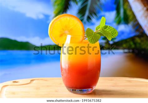 Cocktail Sex On Beach Glass Dink Stock Photo 1993675382 Shutterstock