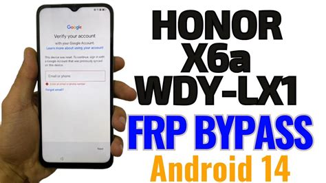 Wdy Lx Frp Bypass Honor X A Frp Key Tool Done