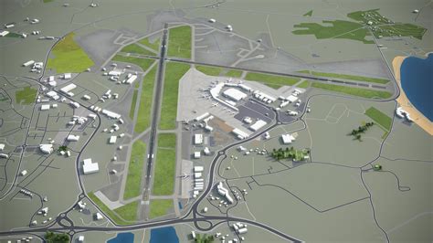 3D model Stavanger Airport VR / AR / low-poly | CGTrader