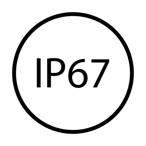IP67 ip67 standard waterproof icon vector for graphic design, logo ...