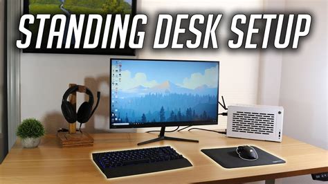 Pc Gamingstanding Desk Setup Tour 2019 Youtube