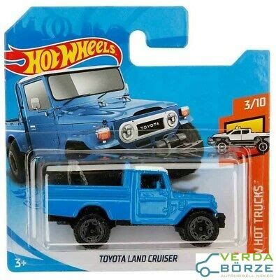 Hot Wheels Toyota Land Cruiser Akasztónál gyűrödés Autó