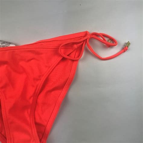 Topshop Swim Topshop Neon String Bikini Nwt Gold Detail Poshmark