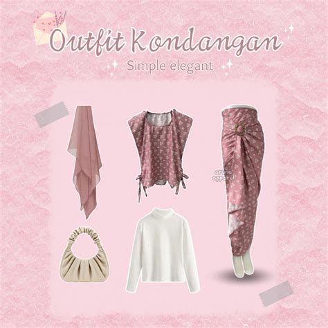 Jual 5in1 One Set Kondangan Series Ootd Buat Kondangan Kekinian One Set