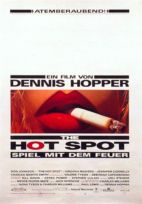 Filmplakat Hot Spot The Spiel Mit Dem Feuer Filmposter Archiv