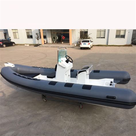 Ilife Rigid Hull Inflatable Rubber Fishing Sport FRP Rescue Boat With