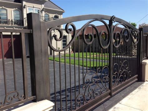 48 Steel Gate Design Idea Is Perfect For Your Home Iron Gate Design Wrought Iron Gate Designs