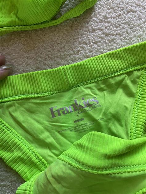 Neon Green Frankies Bikini Set Depop