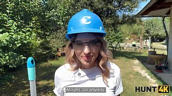 HUNT K Sexy Handywoman Fanta Sie Was Seduced By A Rich Hunter Hot Sex With Fanta Sie George