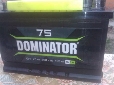 Аккумуляторы Dominator 6CT-75VL 75 ампер-часов | отзывы