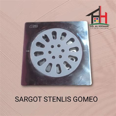 Jual Saringan Got Stainless Tebal GOMEO Saringan Got Kamar Mandi