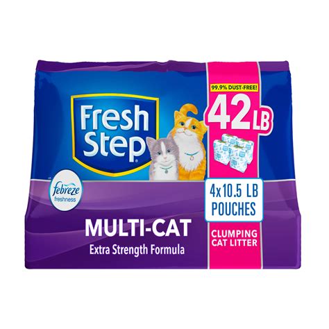 Fresh Step Multi Cat Extra Strength Scented Clumping Cat Litter With