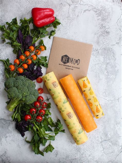 Многоразовые восковые салфетки для хранения продуктов | Vegetables ...
