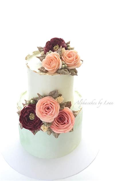 Buttercream Flower Cake - Decorated Cake by - CakesDecor