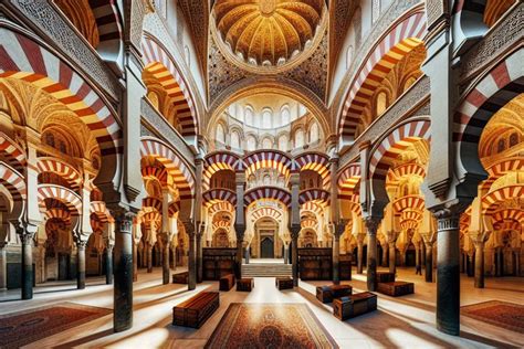 interior de la mezquita de cordoba imagenes del interior  exterior