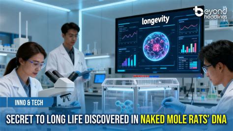 Inno Tech Secret To Long Life Discovered In Naked Mole Rats DNA BEYOND HEADLINES